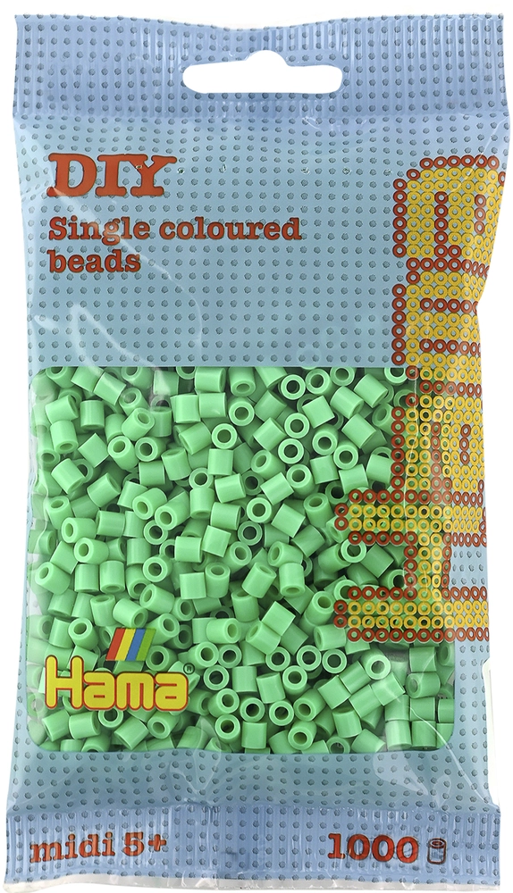 Billede af Hama midi perler 1000 stk lysegrøn 11 hos Legekæden