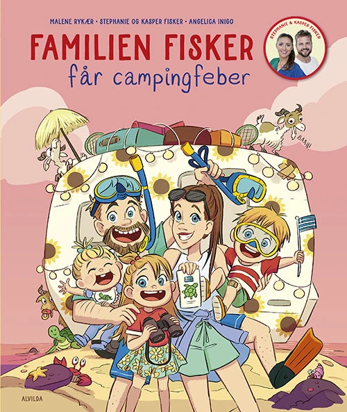 Se Familien Fisker får campingfeber hos Legekæden