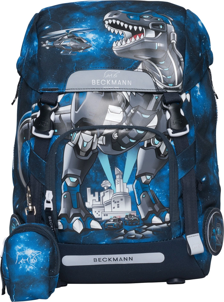 Skoletaske Beckmann 22 L Tech Rex billede