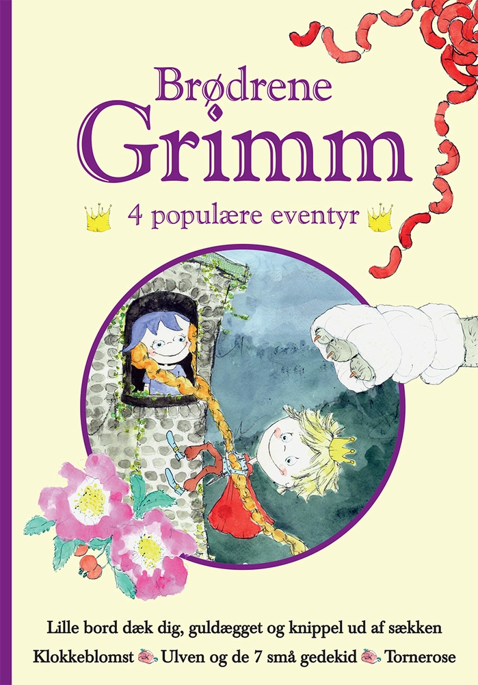 Brødrene Grimm - 4 populære eventyr Lilla