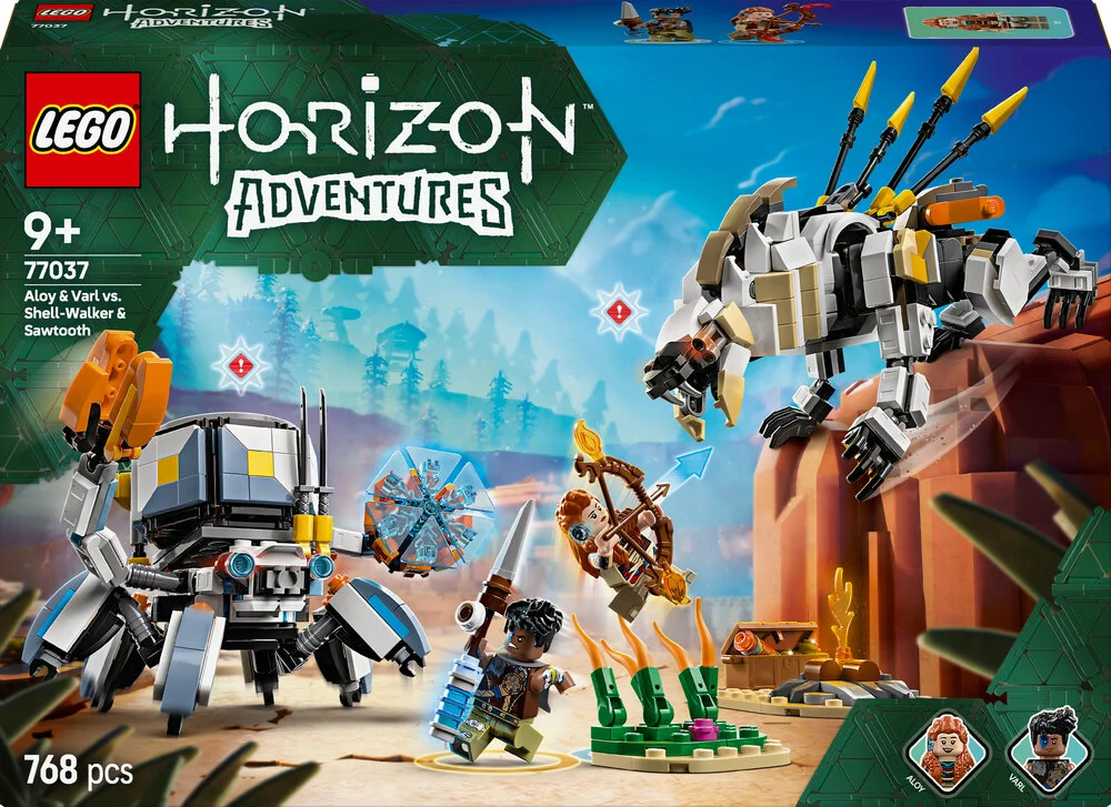 77037 LEGO Horizon Aloy og Varl mod skjoldgænger og savtand