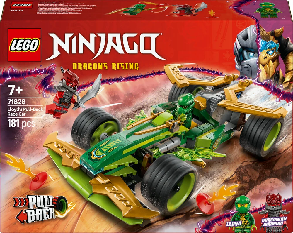 71828 LEGO Ninjago Lloyds pull-back-racerbil