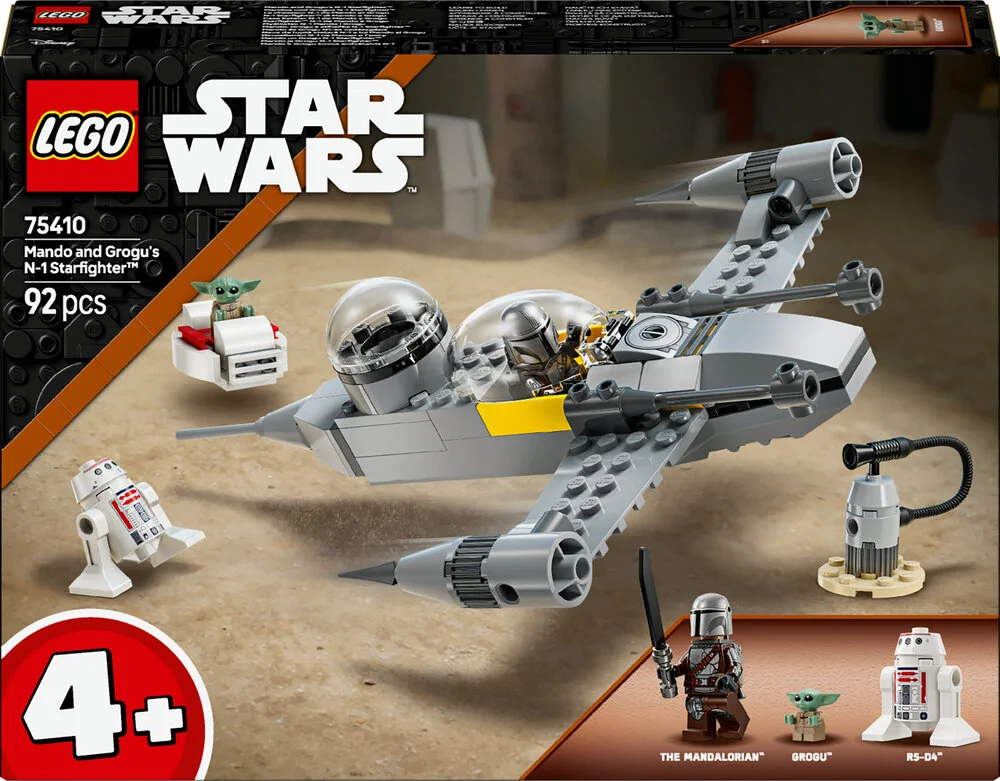 75410 LEGO Star Wars Mando og Grogus N-1-stjernejager