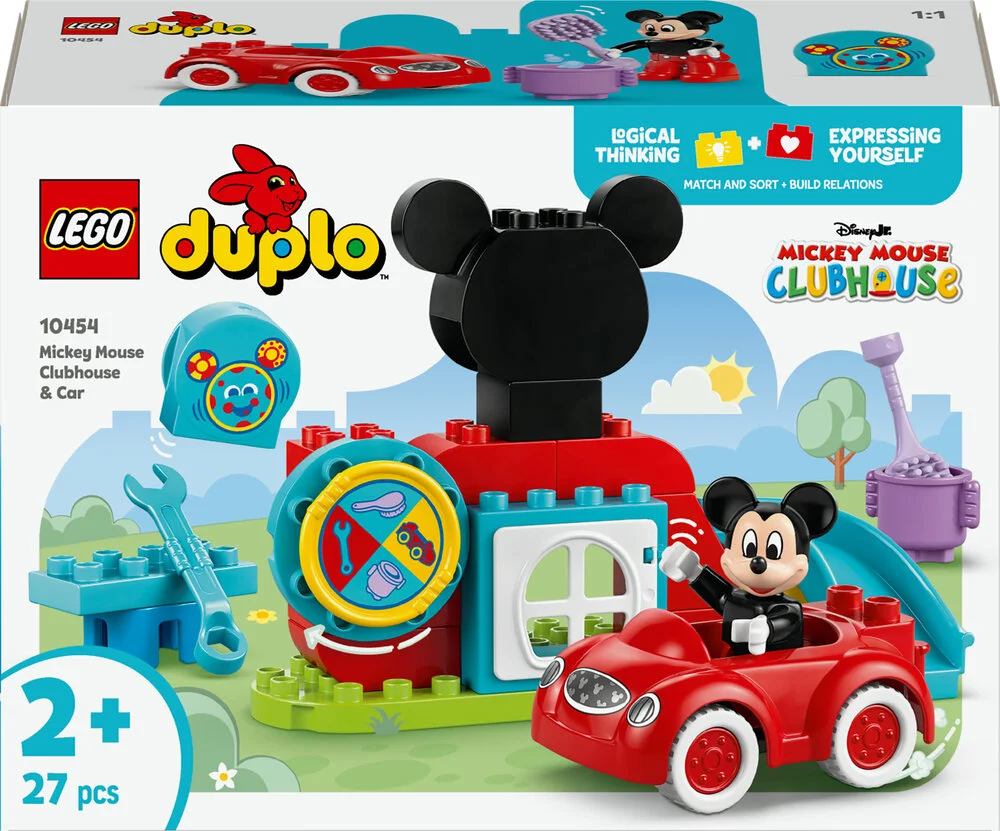 10454 LEGO DUPLO Disney Mickeys klubhus og bil