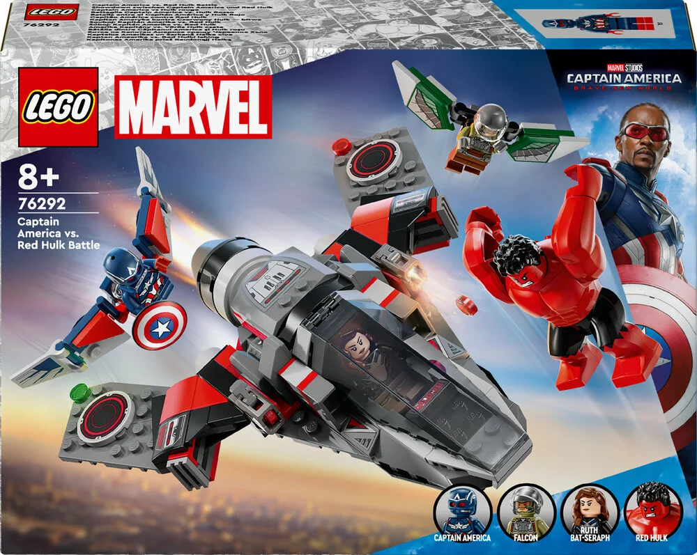 76292 LEGO Super Heroes Marvel Captain America mod Red Hulk