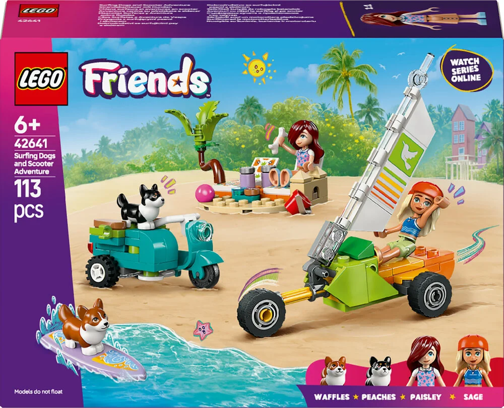 42641 LEGO Friends Eventyr med surfende hunde og scooter