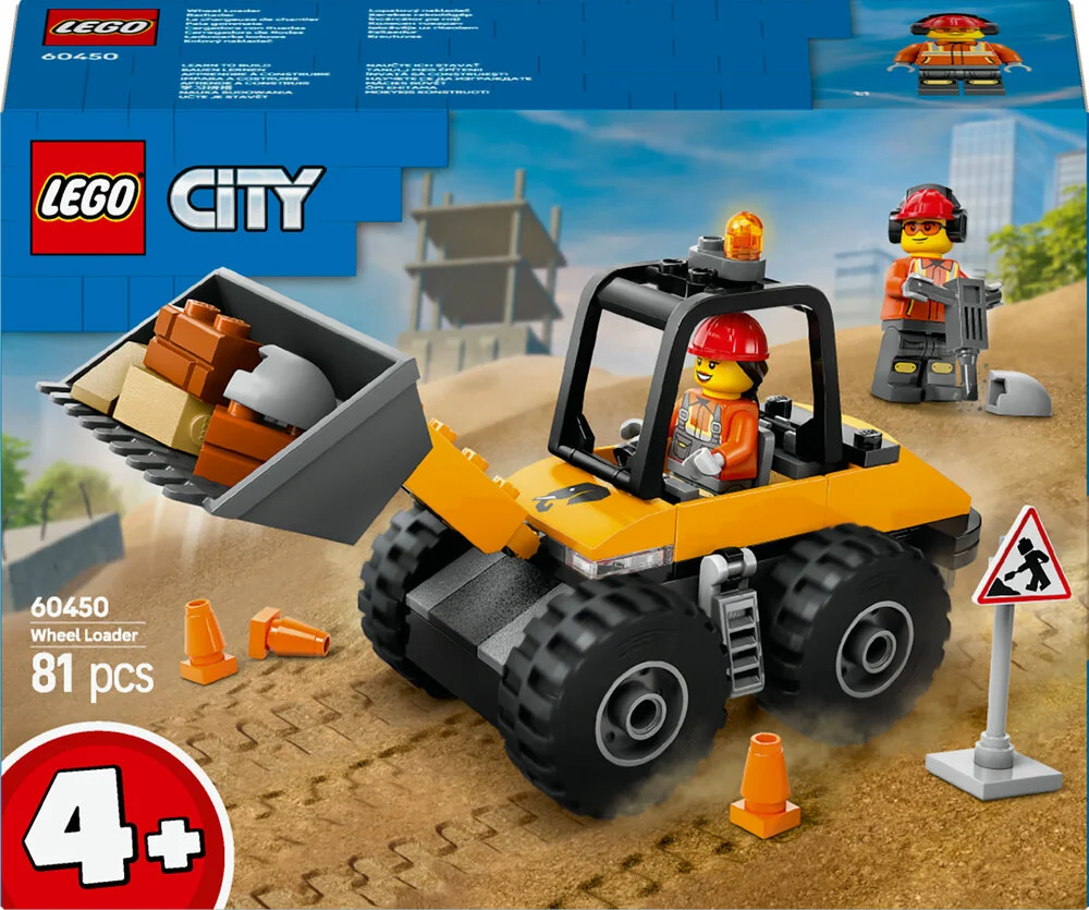 60450 LEGO City Great Vehicles Gul gummiged