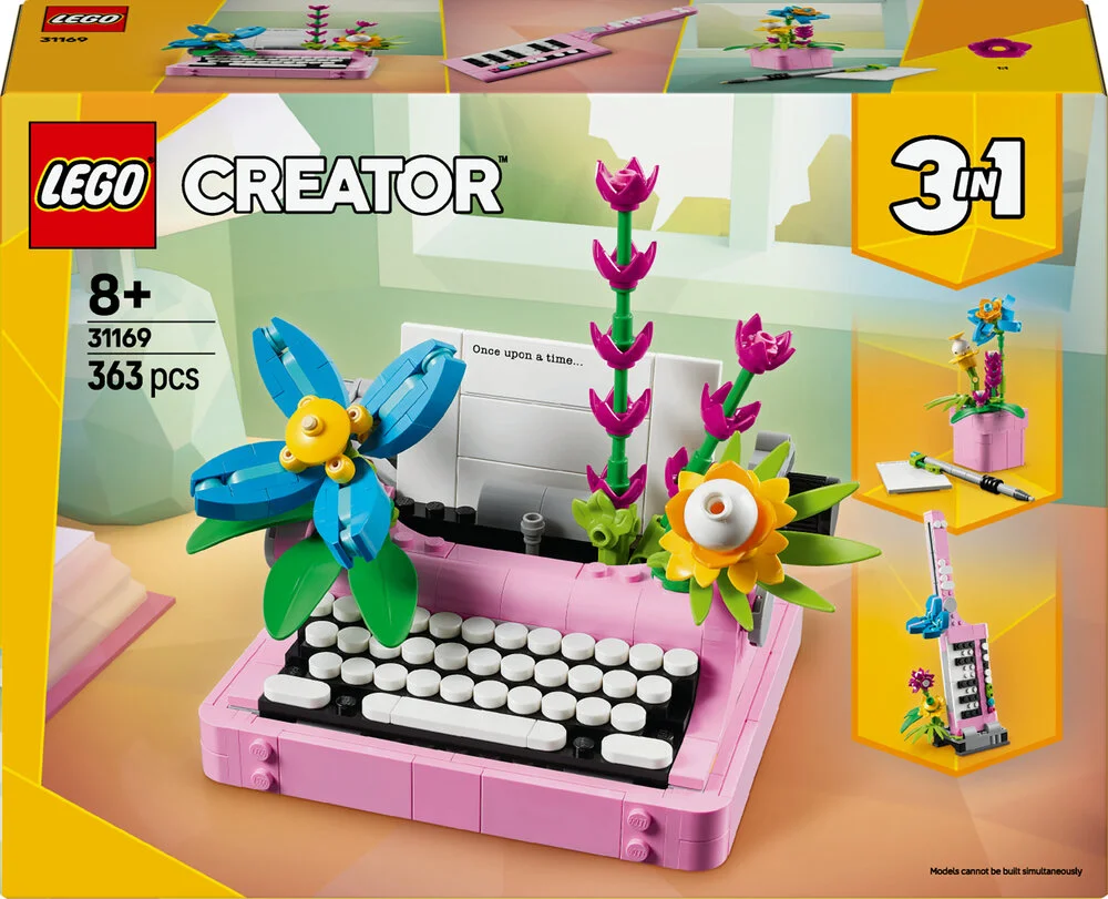 31169 LEGO Creator Skrivemaskine med blomster