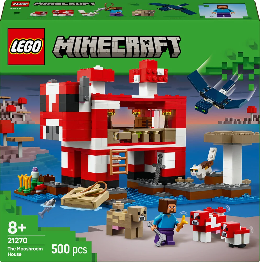 21270 LEGO Minecraft Mooshroom-huset