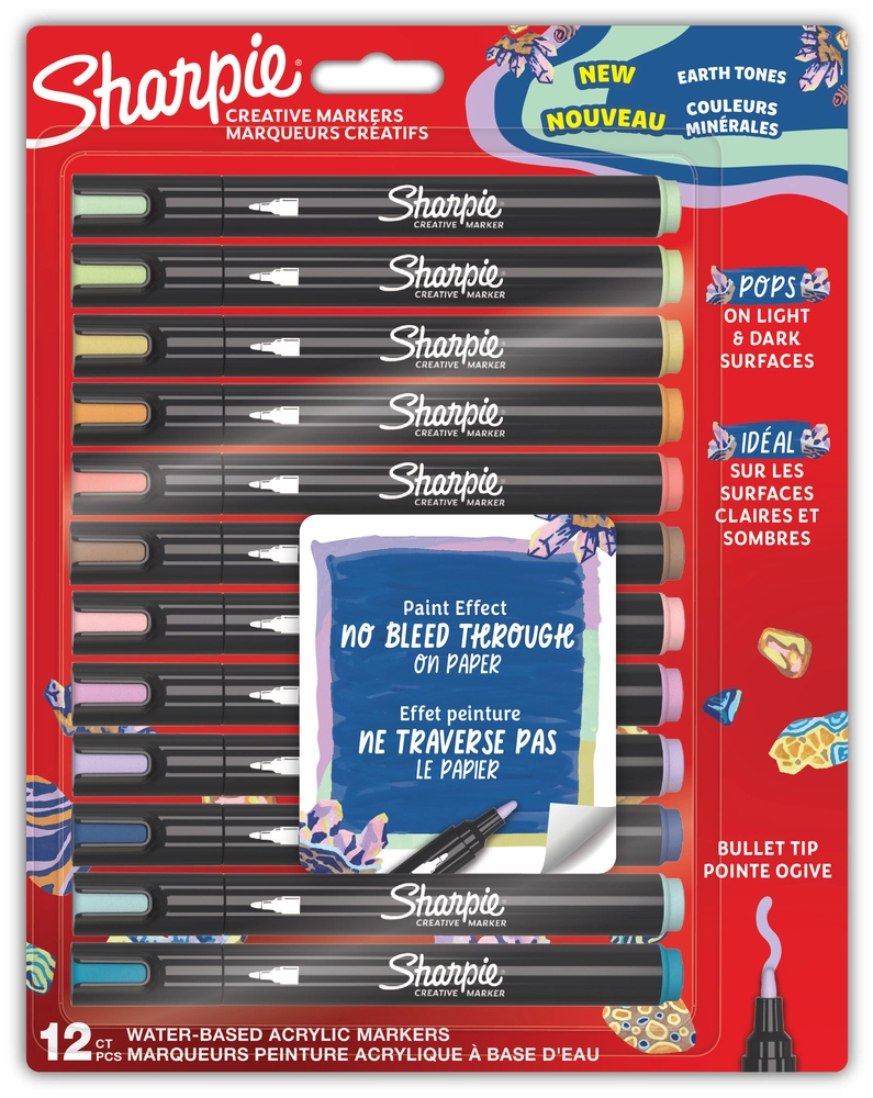 Sharpie Creative paint marker EARTH TONES 12ASS billede