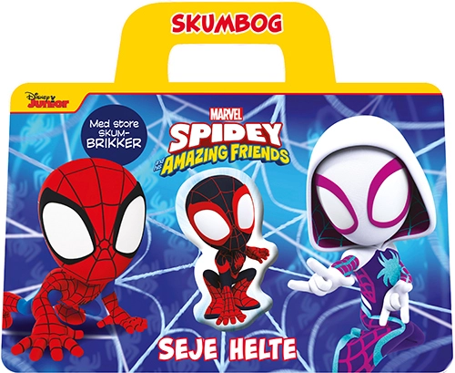 Marvel - Spidey - Seje helte (skumbog med brikker)