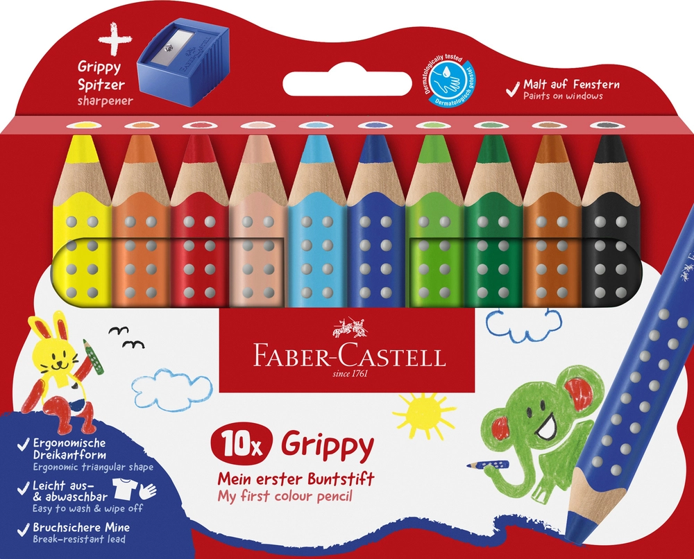 Farveblyant Faber-Castell Grippy Jumbo