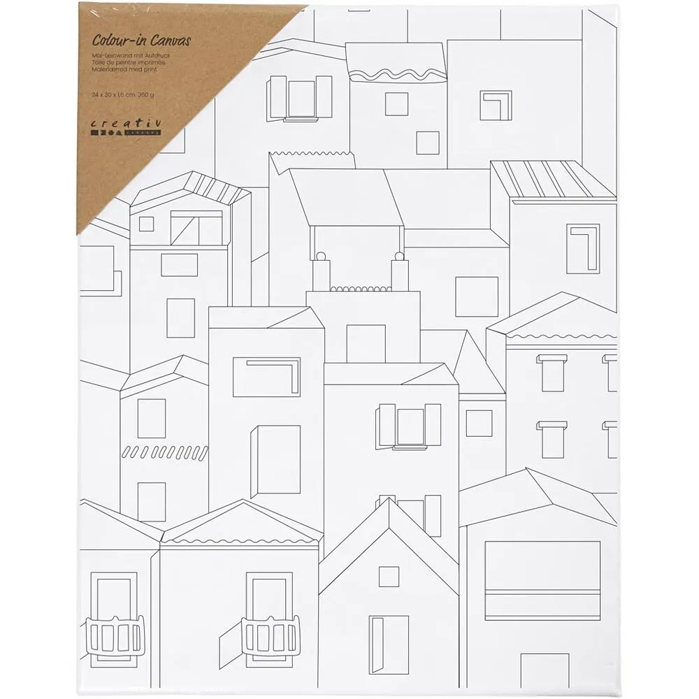 Malerlærred med print billede