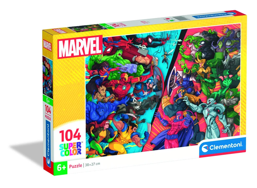 Puslespil Clementoni Marvel vs Heroes 104 brikker billede
