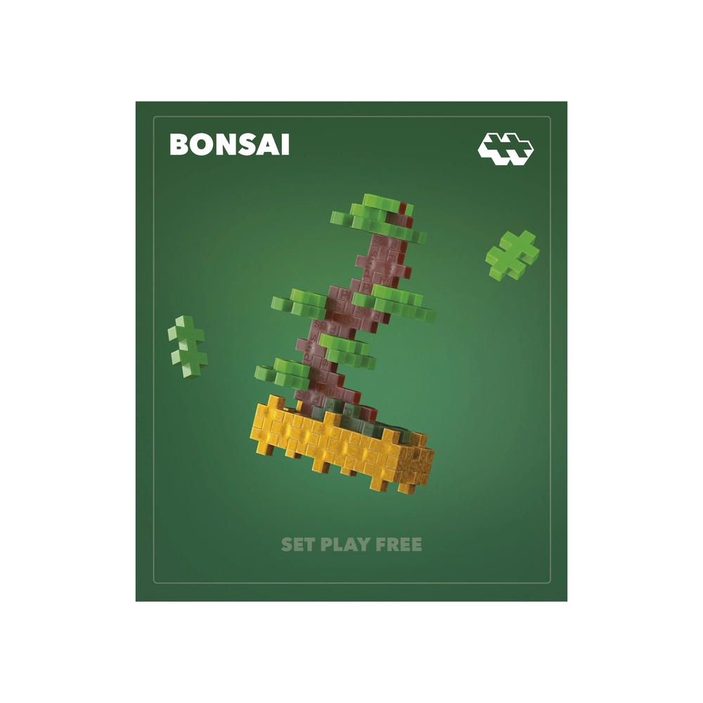 Plus-Plus Plant Packs - Green bonsai billede