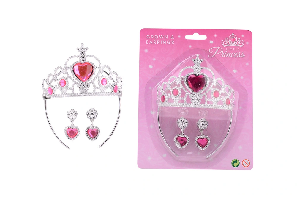 Princess Secret Krone Og øreringe På Kort