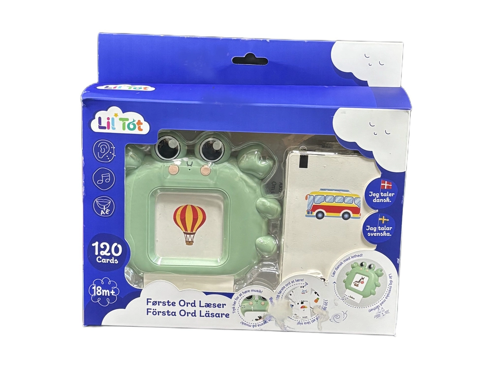 Lil'Tot Elektronisk Oplæser Med 120 Billeder Og Ord. Fra 18 billede