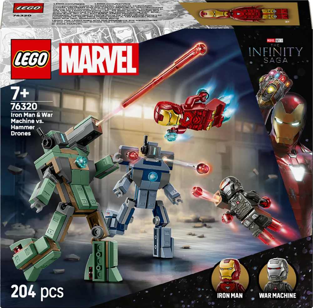 76320 LEGO Super Heroes Iron Man og War Machine mod Hammer-droner