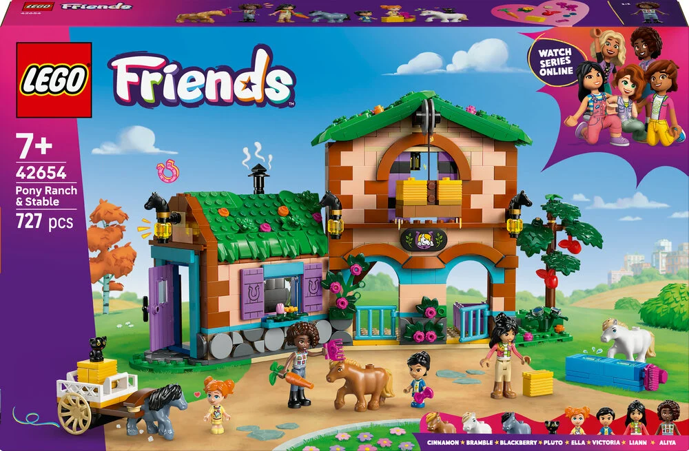 42654 LEGO Friends Ponyfarm og stald
