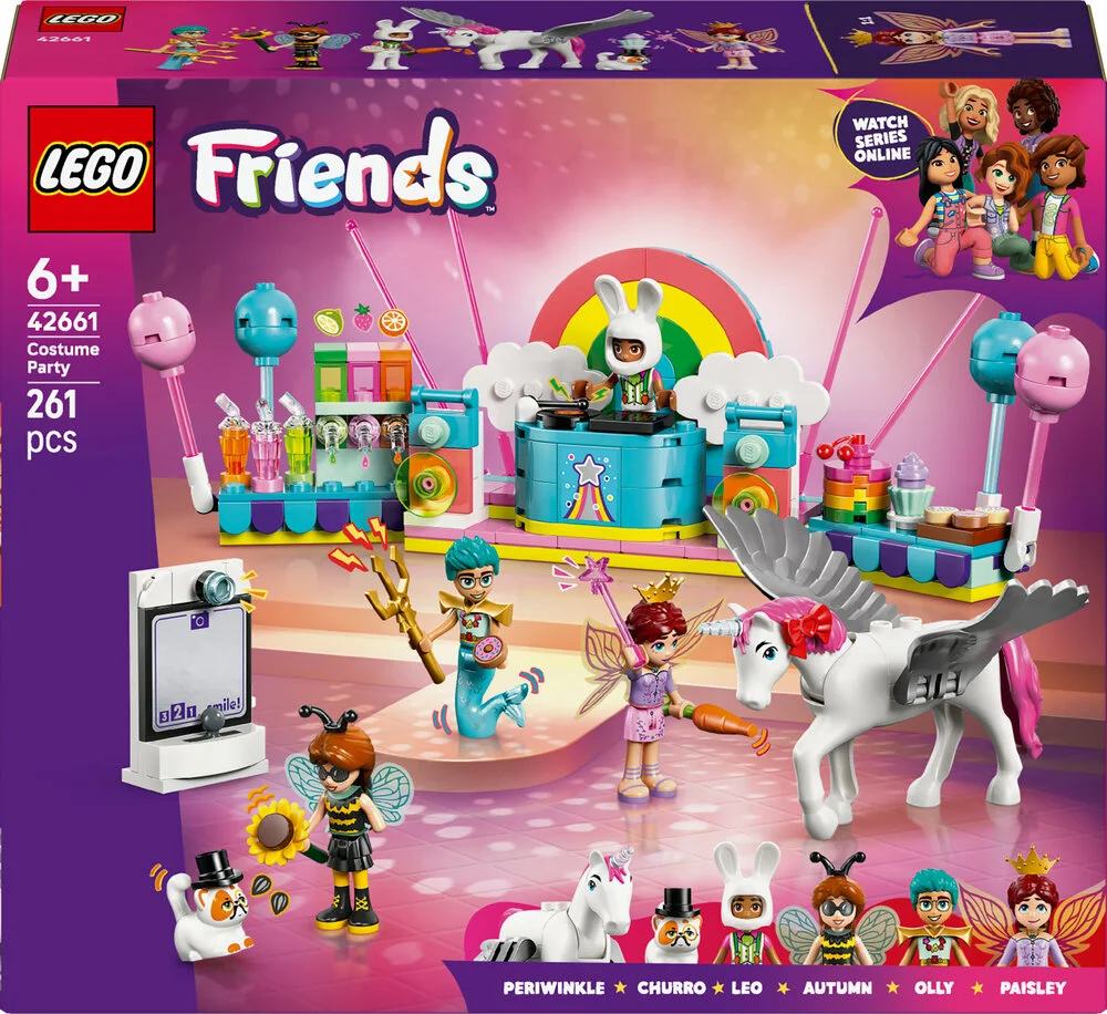 42661 LEGO Friends Udklædningsfest med enhjørning og fe
