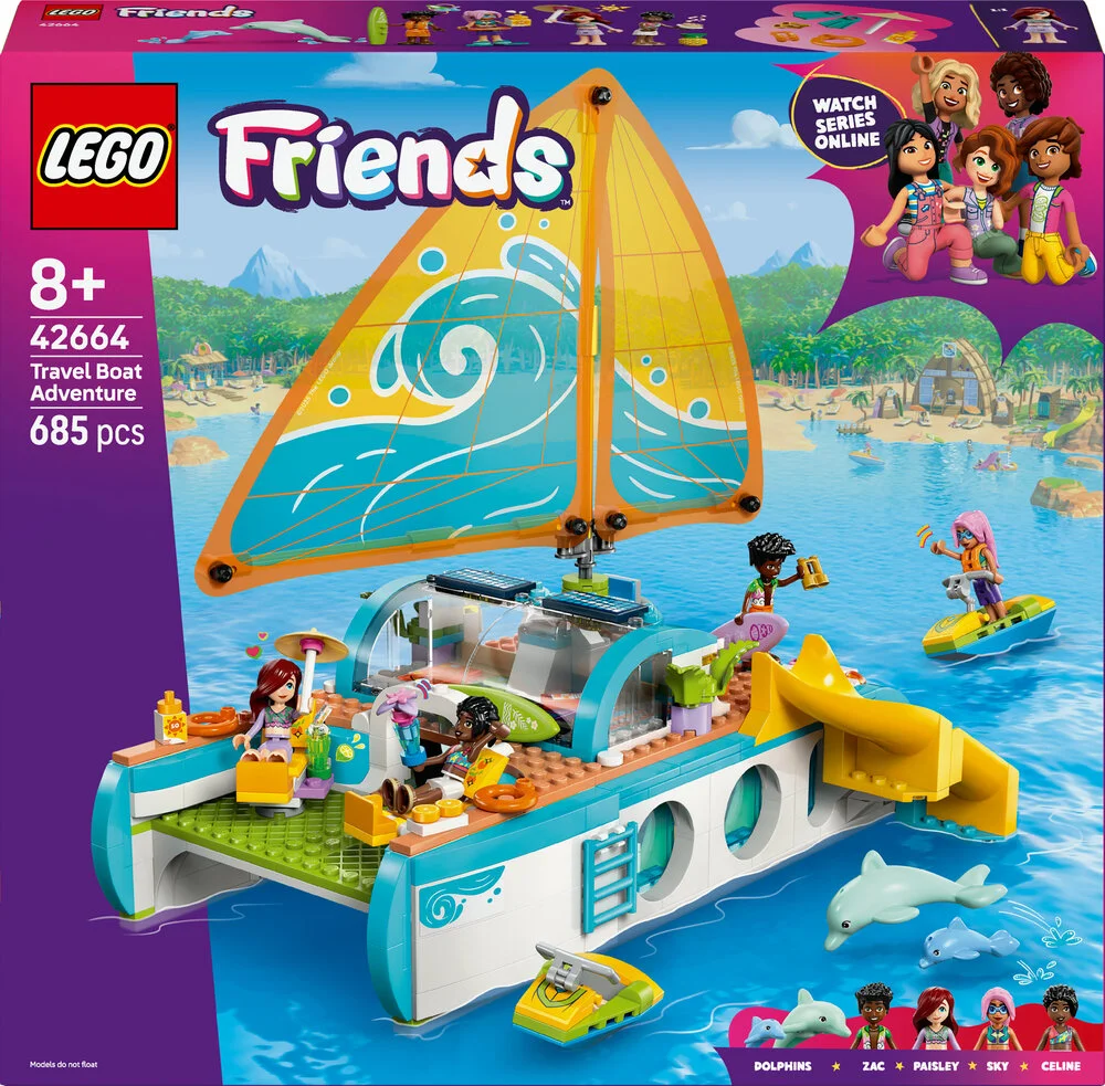 LEGO Friends Eventyrfyldt bådrejse
