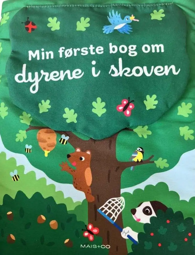 Min første bog om dyrene i skoven (stofbog)