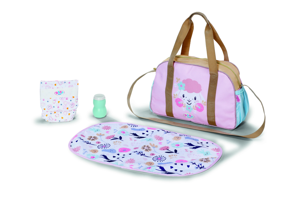 BABY born Pusletaske Blomstret