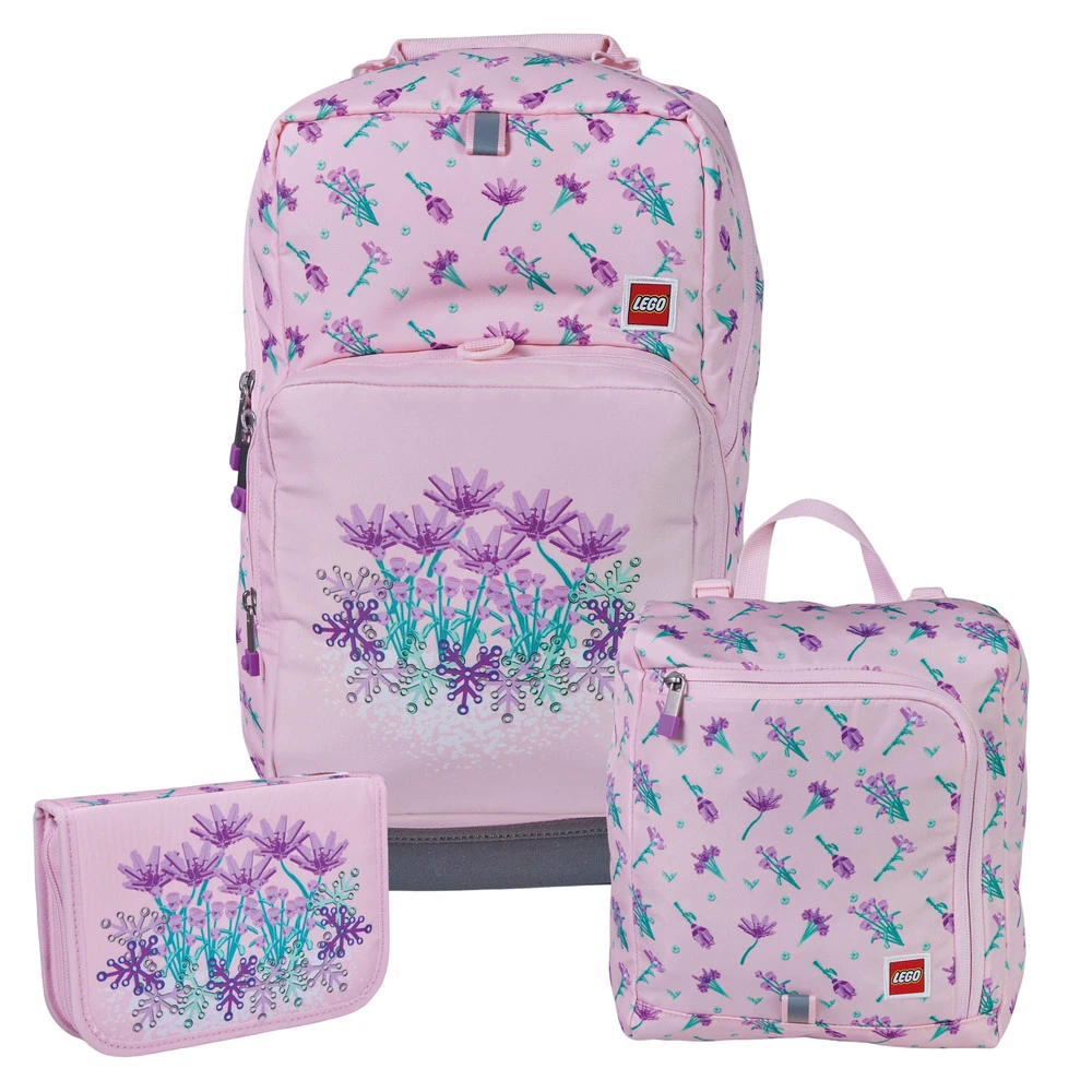 Skoletaskesæt Optimo LEGO FLOWERS 20,5L billede