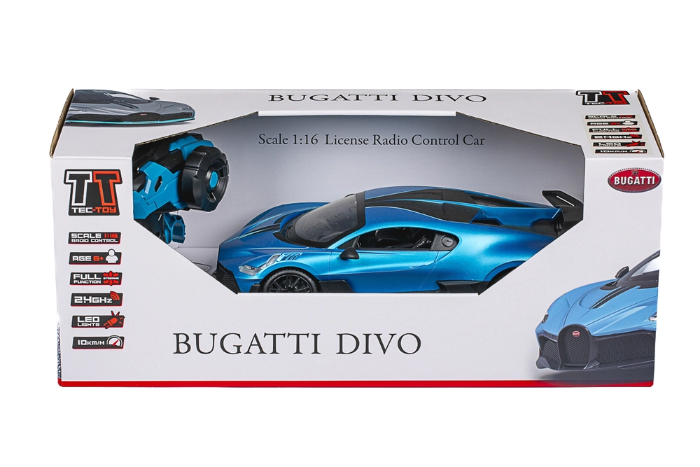 RC Bugatti Divo blå billede