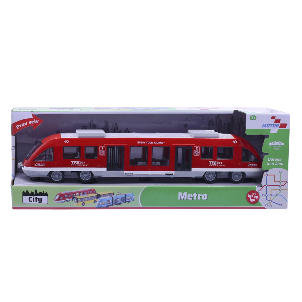 Metro med lys og lyd 45 cm