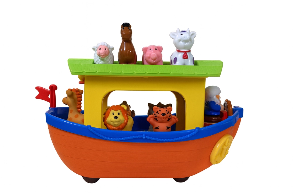Lil'Tot Noahs Ark Aktivitetslegetøj Til Børn Fra 1 År billede
