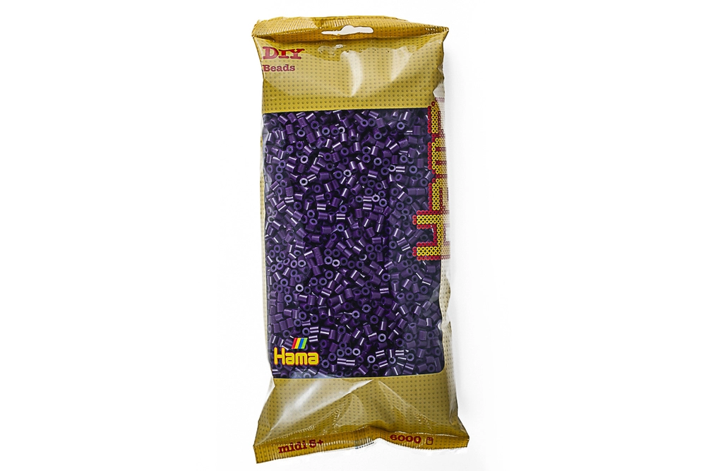 Hama midi perler 6000stk aubergine