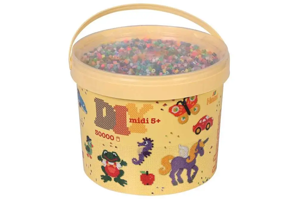 Hama midi perler 30.000stk. mix 68 billede