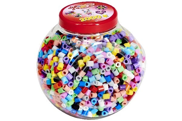 Hama maxi 2000stk. i stabelbar bøtte, rød