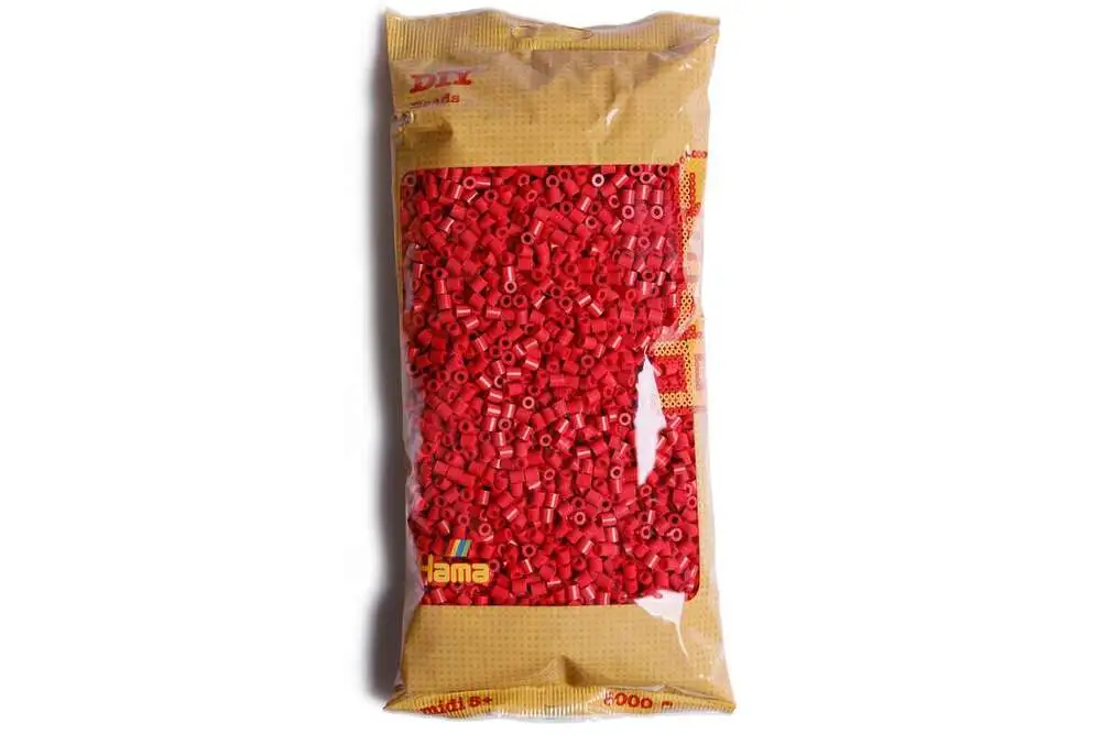 Hama midi perler 6000stk kirsebærrød