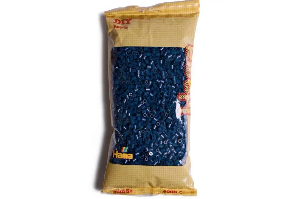 Hama midi perler 6000stk midnatsblå