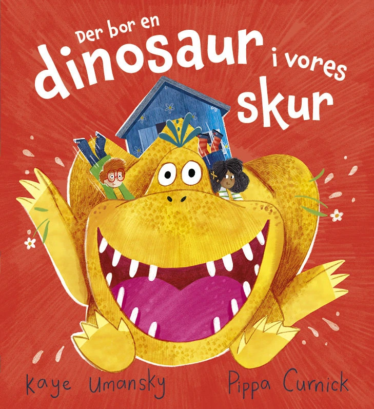 Der bor en dinosaur i vores skur