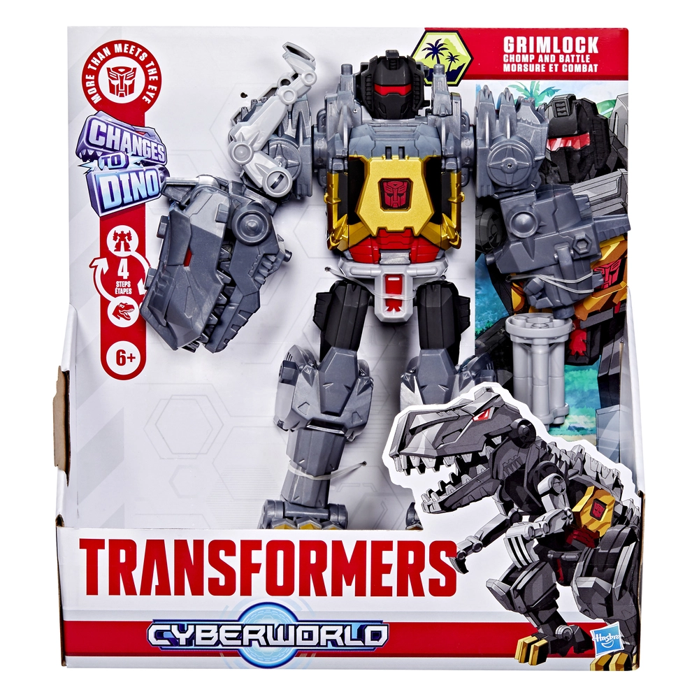 Transformers Cyberworld - Chomp & Battle Grimlock actionfigur billede
