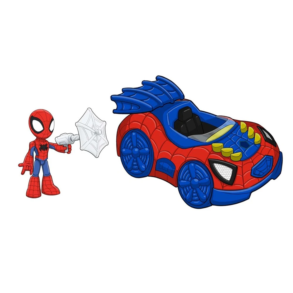 Spidey & Venner Køretøj & Figur 7,6 cm Spidey billede
