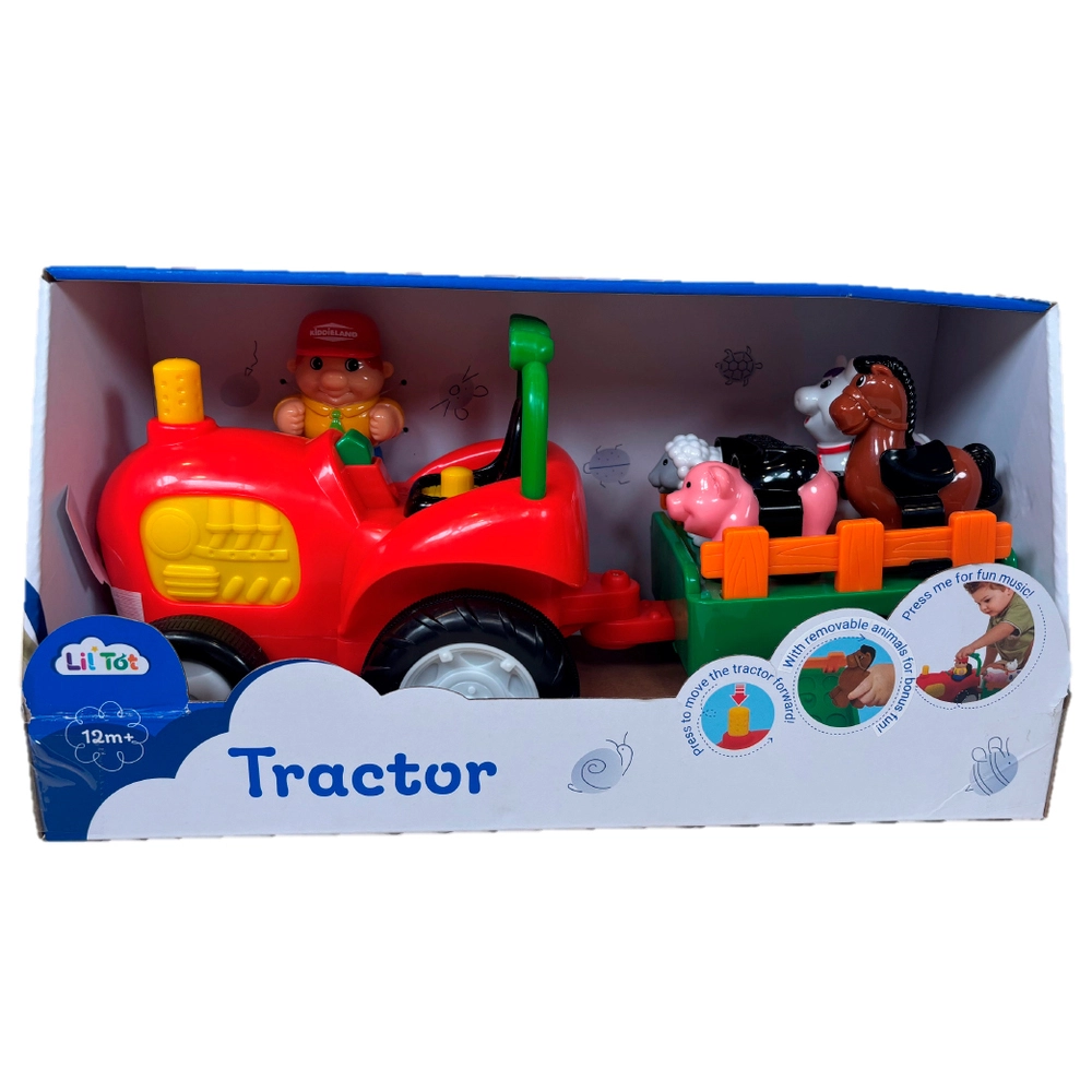 Lil'Tot Traktor Med Vogn billede