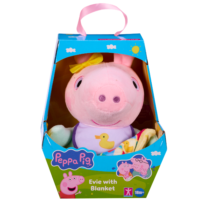 PEPPA PIG Gurli gris PLUSH BLANKET EVIE