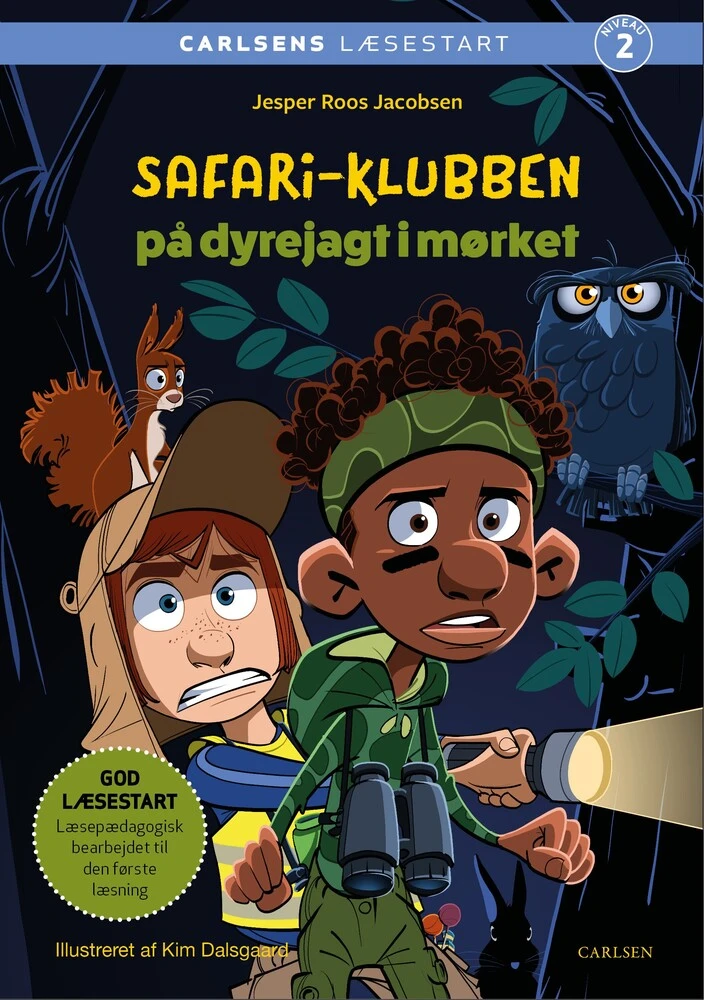 Carlsens Læsestart: Safari-klubben på dyrejagt i mørket