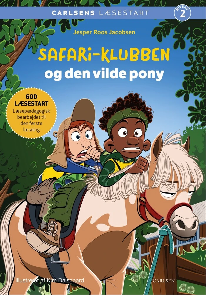 Carlsens Læsestart: Safari-klubben og den vilde pony