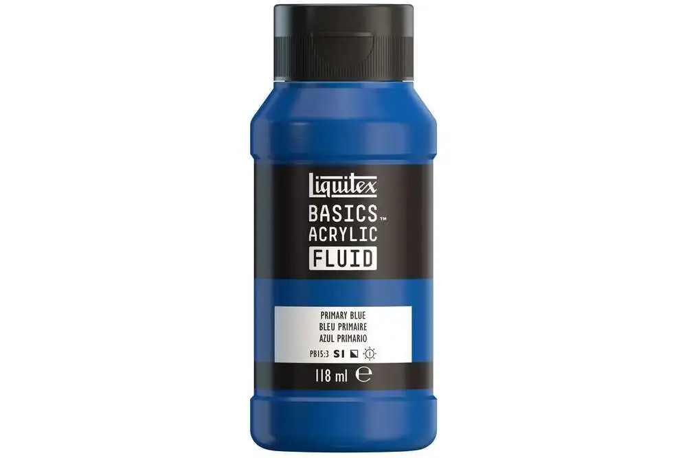 Basics fluid 118ml primary blue row 420 billede