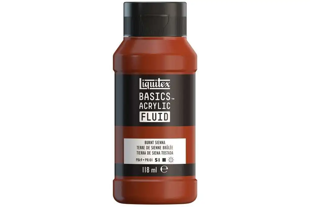 Basics fluid 118ml burnt sienna row 127 billede
