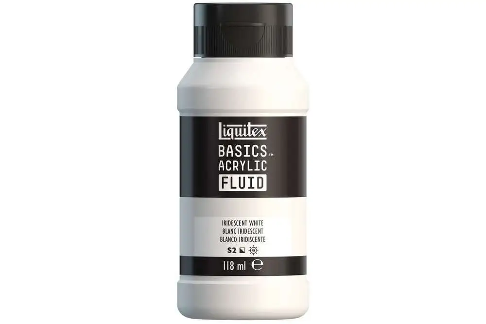 Basics fluid 118ml iridescent white row 238 billede