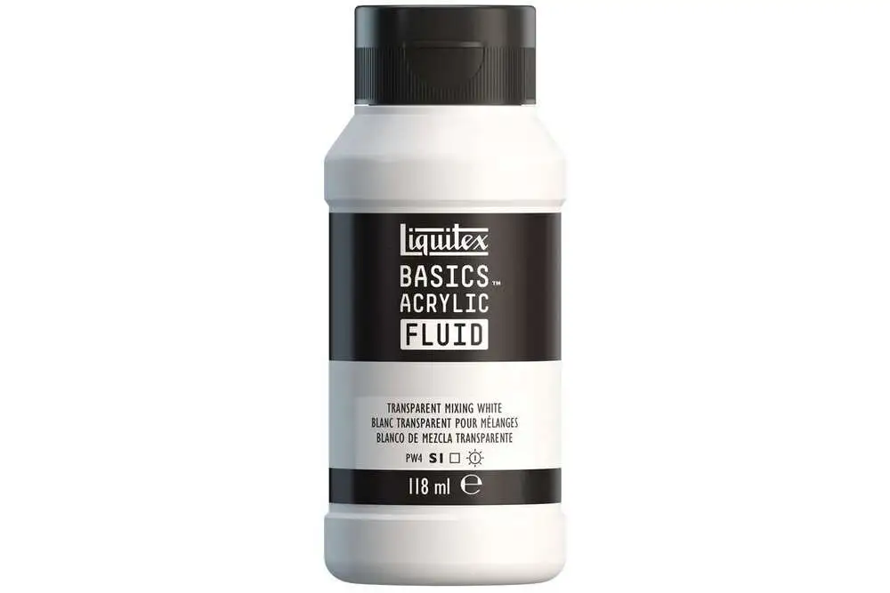 Basics fluid 118ml transparent mixing white row 43 billede