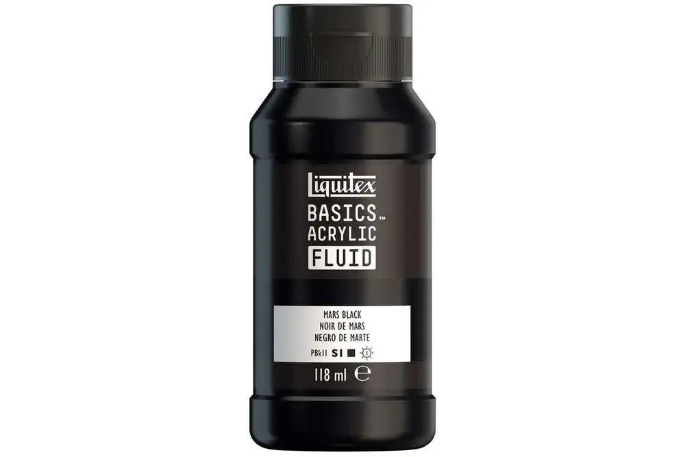 Basics fluid 118ml mars black row 276 billede