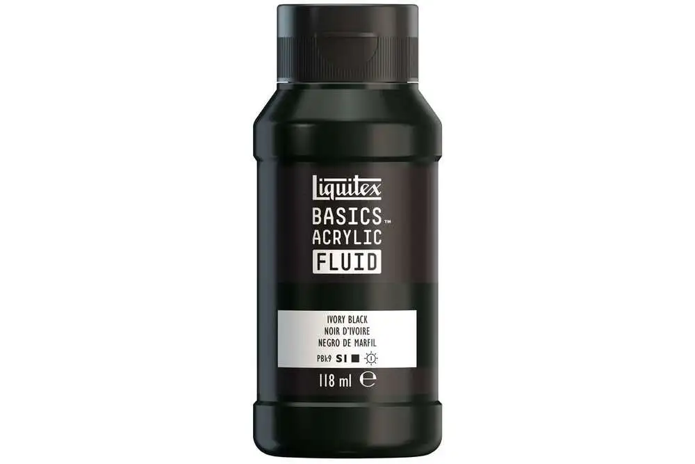 Basics fluid 118ml ivory black row 244 billede