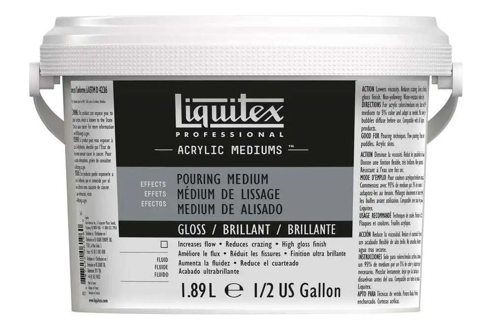 Proff. acrylic additive 1,89 L pouring medium billede